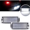 Ayikeiy 2pcs luci LED per targa luce targa compatibile con Renault Clio III IV Laguna Megane 2/3 Kangoo Kadjar Twingo Trafic Master Bus Kasten