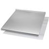 INOXLM lavorazioni inox INOXLM Spianatoia per impastare Piano da Lavoro in Acciaio Inox Varie Misure per Cucina per Bar per Ristorante per impastare con Piega ed Alzatina (70X56 Piega 2 cm Alzatina 4 cm)