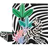 Grafoplás 88172640. Raccoglitore ad anelli A4, 4 anelli misti, 40 mm, plastificato Soft anti-impronte, Collezione Free Life, Zebra