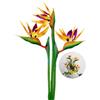 Rikyo Strelitzia - 3 grandi uccelli del paradiso, 73,7 cm, fiori permanenti, che imitano le piante tropicali, la parte del fiore è realizzata in morbida gomma PU, piante artificiali per casa e ufficio,