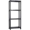 in resina antiurto. SCAFFALE RESINA 4 RIPIANI CM 60X30X143H