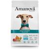 Amanova Adult Exigent Maiale Fresco Grain Free - 2 Kg Monoproteico crocchette cani Croccantini per cani