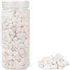 HEKU 30336-01: pietre decorative bianche, 750 g, in un barattolo richiudibile