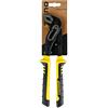 RHINO - Pinza multipresa 250 mm interrotta universale - Fabbricato in acciaio (cromo vanadio - Lunghezza 250 mm - Manico bimateriale - Alta qualità - Garanzia a vita