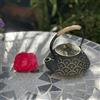 Tea Soul Teiera in ghisa nera oro 900 ml