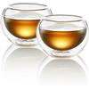 Tea Soul Tazze in vetro doppio strato da 30 ml 2 pz