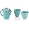 Tea Soul Set in porcellana Ru blu 3 pz