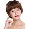 WIG ME UP - D3061R-10/12R4 Parrucca donna Corta Page Bob Liscia Mix castano