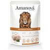 Amanova Cat Umido Sterilised Grain Free 85 gr - Pollo Fresco - Confezione da 12 pezzi - 1° ORDINE? scegli lo sconto BZR5 / BZR20 + 200 punti fedeltà