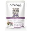 Amanova Cat Umido Sterilised Grain Free 85 gr - Tacchino e Pesce - Confezione da 12 pezzi - 1° ORDINE? scegli lo sconto BZR5 / BZR20 + 200 punti fedeltà