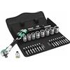 Wera, 8100 SB 9 Kit con cricchetto Zyklop Speed, attaco da 3/8, in pollici, 29 pezzi