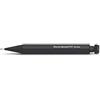 Kaweco SPECIAL S Portamine 0,7 I in alluminio di alta qualit? con otto spigoli ottogonali, portamine da 10,5 cm, penna a pressione ricaricabile, nero con gomma