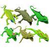 YeoNational&Toys Lizard Toys Set da 9 pollici (confezione da 6), materiale super elastico, giocattolo da bagno lucertola-geco iguana camaleonte drago di