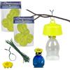 TAP-TRAP® giallo - 10 tappi trappola originali, la vera esca ecologica + legacci da giardino per appenderli (10 pz giallo)