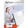 TITANIUM 100 COPERTINE A4 PVC TRASPARENTE 180my TiTanium