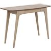 AC Design Furniture Tavolino da caffè Konrad, Misure: 80 x 45 x 80 cm Rovere Bianco, in Fibra di Legno (MDF), con venature Bianche, Misure: 105 x 45 x 74 cm