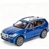 TGRCM-CZ 1/32 Compatibile con BMW X5 SUV Modellino di Auto Giocattolo, Modello di Auto Pressofuso con Tiratore Indietro in Lega con Luce e Suono, Veicoli Giocattolo per Bambini Blu