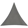 Windhager Cannes 10714 - Tenda Parasole Triangolare, 3 x 3 m, per Giardino e terrazzo, Resistente ai Raggi UV e alle intemperie, Colore: Antracite