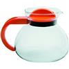 Excelsa Tea Time Teiera in Vetro Borosilicato 1.9 Litri, Vetro, Trasparente, 18 x 15 x 18 cm