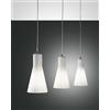 FABAS LUCE 2753-47-138 SOSPENSIONE DIANA E27 3 X 60W vetro soffiato