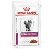 Royal Canin medicina veterinaria ROYAL CANIN Renal con manzo 12x85g