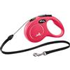 Flexi Guinzaglio Nuovo classico S Corda 5m Fino a 12kg Rosso