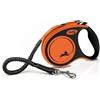 Flexi Guinzaglio Xtreme S Nastro 5m fino a 20kg Arancione