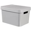 Curver Infinity Contenitore di stoccaggio con coperchio grigio da 17 l
