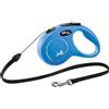 Flexi Guinzaglio Nuovo classico S Corda 5m Fino a 12kg Blu