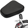 PSLER Cuscino Schienale Posteriore in Pelle, PSLER Universale Moto Sissy Bar Portabagagli Schienale Pad, Passeggero Schienale Pad Adatto per la Maggior Parte dei Modelli di Moto(Tipo A)
