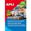 APLI 10199 - Etichette, 25 fogli