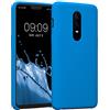 kwmobile Custodia Compatibile con OnePlus 6 Cover - Back Case per Smartphone in Silicone TPU - Protezione Gommata - blue reef