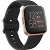 Oumida Cinturino per Fitbit Versa 2 /Fitbit Versa/Fitbit Versa Lite, Morbido Silicone (Nero)