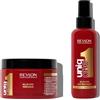 Revlon Professional UniqOne All In One MASCHERA CAPELLI+SPRAY SENZA RISCIACQUO, Maschera Idratante e Anti Crespo, 300ml + Trattamento Senza Risciaquo, Idratante e Protettivo 150ml, Fragranza Classica