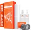 Luxshield Battitacco Auto Antigraffio Pellicola per Skoda Kamiq NW4 I 2019-2026 - Protezione Accessori Tuning Portiera - Trasparente Lucido