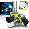 Sycreek H11 H8 H9 LED Lampadine,22000LM CanBus Senza Errori 6500K Super Brillante Fari Abbaglianti e Anabbaglianti, Kit Sostituzione Lampada Alogena E Fari Allo Xenon,2 Lampadina H11