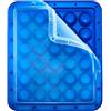 Lurch 240775 - Stampo per ghiaccio Arctic, 3 cm, colore: blu, per 30 cubetti di ghiaccio con coperchio trasparente blu