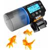Measury Mangiatoia automatica acquario di Measury, Dispenser mangime pesci automatico - fino a 4 volte al giorno, Distributore automatico cibo pesci