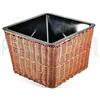 FERLABEL CESTO QUADRATO BIG COMPLETO DI VASCHETTA QUADRATA 6,5 LT