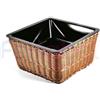 FERLABEL CESTO QUADRATO SMALL COMPLETO DI VASCHETTA QUADRATA 4,5 LT
