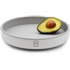 D&D Living® Piatto Girevole Ø 25 cm - Organizzatore da Cucina & Frigorifero Rotante | Lazy Susan Portaspezie in Plastica Rinforzata | Rondella con Rotazione Silenziosa
