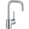 Ideal Standard A5704AA Neon Miscelatore monocomando lavabo con bocca d'erogazione tubolare, con asta di comando e piletta, cromato