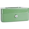 DONAU 5232001PL-06 - Cassetta portavalori, misura media, 200 x 90 x 160 mm, verde