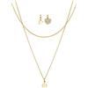 Elli Collana con Ciondolo Donna in Argento 925 Cristallo Rotonda