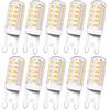 Akynite Lampadina LED G9 4W Luce Naturale 4000K 400LM, G9 40W Alogena Equivalente, AC 230V Lampadine LED Attacco G 9 Naturale per Luce Specchio da Bagno, da Parete Interno, non dimmerabile, set di 10