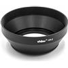 vhbw Paraluce sostituisce Nikon HR-2 per obiettivo nero, metallo, rotondo