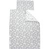 TupTam Set di Biancheria da Letto per Bambini Ragazzi Ragazze 2 Elementi, Nuvole Grigio, 120x90 cm