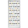 Blindecor Easyfix Relax - Tenda a rullo con stampa semiluna, 60 x 150 cm