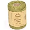 Everlasto - Bobine da 50 m, in morbido cotone colorato, per macramè, 4 mm circa, colore: verde salvia