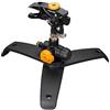Fiskars Irrigatore a Impulso XL On/Off, Con Getto Regolabile e Controllo della Rotazione, Misura Universale, Portata Ø 26 m, 600 g, Nero/Arancione, 1027050